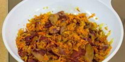 Шаг 4: паштета под брусничным желе