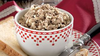 Рецепт Пикантного яичного паштета с печенкой