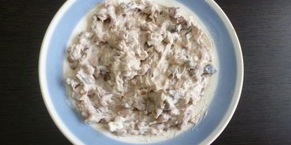 Шаг 2: селедочного паштета с творожным сыром