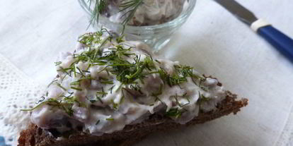 Шаг 3: селедочного паштета с творожным сыром