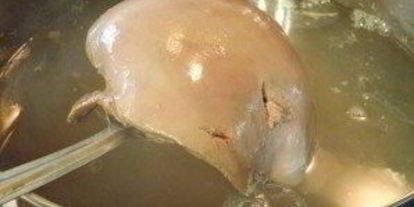 Шаг 1: печеночного рулета