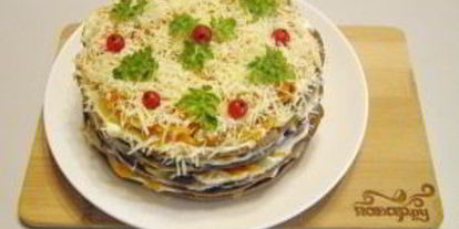 Шаг 11: печеночного торта из куриной печени