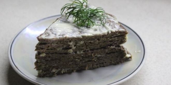 Рецепт печеночного торта классического