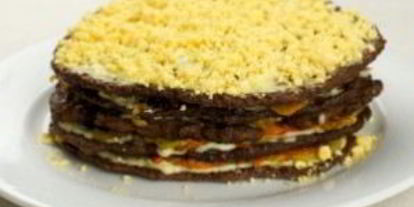 Шаг 7: печеночного торта с морковью