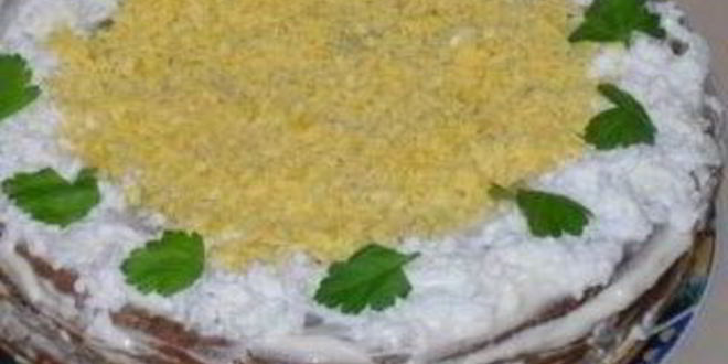 Рецепт печеночного торта