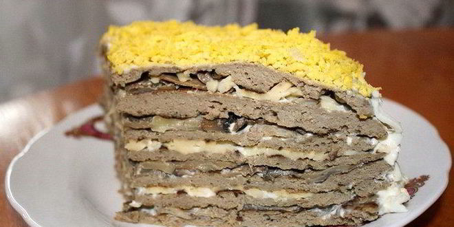 Рецепт торта из печени