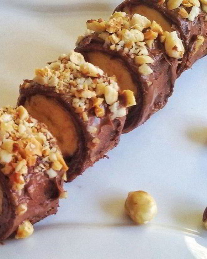 Рецепт банановых роллов