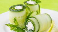 Рецепт Огуречных роллов с авокадо и сыром