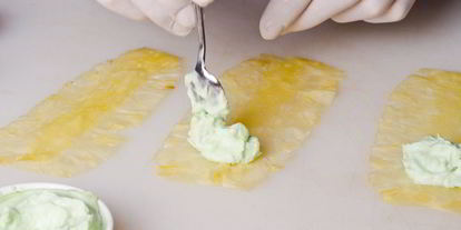 Шаг 2: роллов иза ананаса