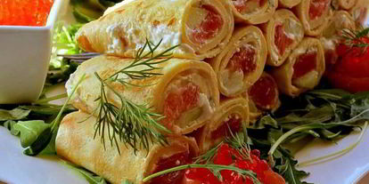 Шаг 8: роллов из омлета