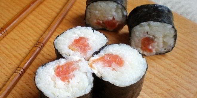 Рецепт роллов с форелью