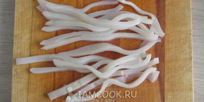 Шаг 5: роллов с кальмаром и беконом