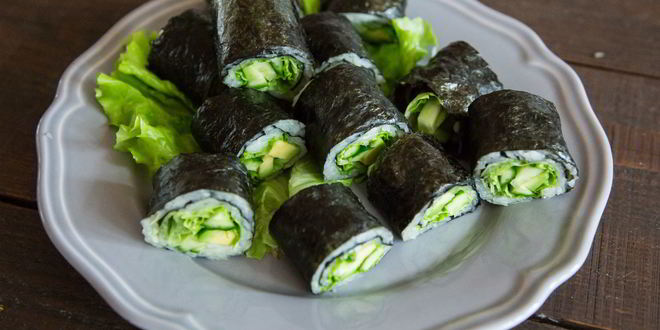 Рецепт роллов с кольраби