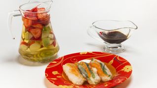 Рецепт Роллов с креветками и сангрия