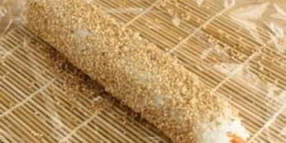 Шаг 5: роллов с кунжутом