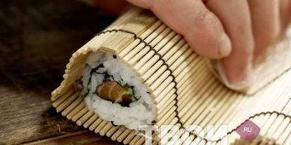 Шаг 4: роллов с лососем