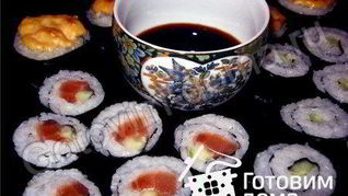 Рецепт Роллов с семгой и роллы спайс