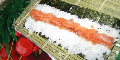 Шаг 6: роллов с семгой