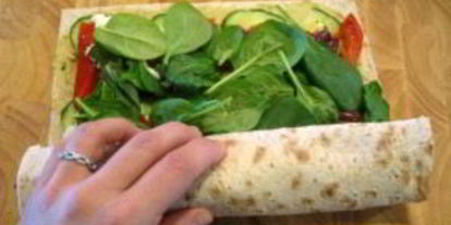 Шаг 2: роллов в лаваше