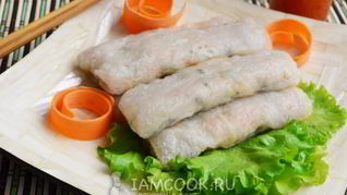 Рецепт Спринга роллы с курицей
