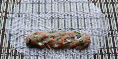 Шаг 11: спринга роллы с курицей