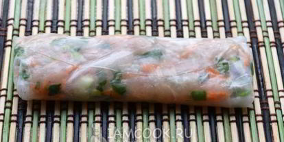 Шаг 13: спринга роллы с курицей