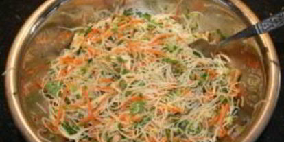 Шаг 4: спринга роллы с овощами