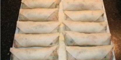 Шаг 7: спринга роллы с овощами