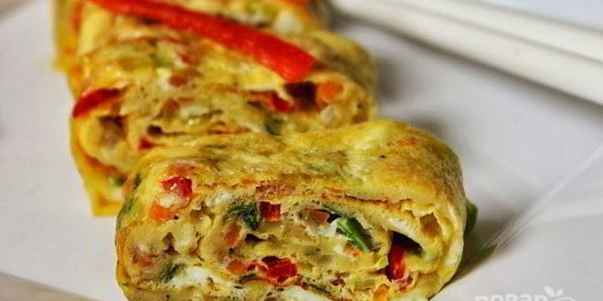 Рецепт яичных роллов по-корейски