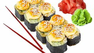 Рецепт Запеченных роллов с семгой