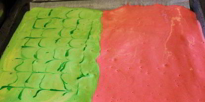 Шаг 6: бисквитного рулета арбуз