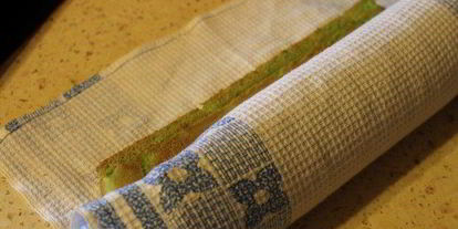 Шаг 8: бисквитного рулета арбуз