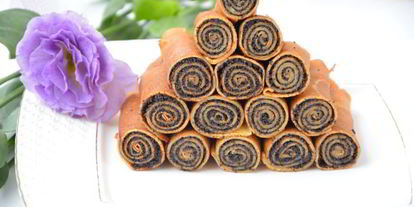 Шаг 6: блинных рулетиков с маком