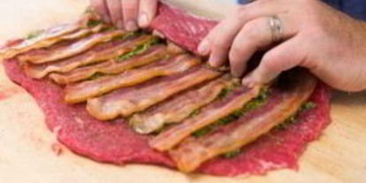 Шаг 2: говяжьего рулета