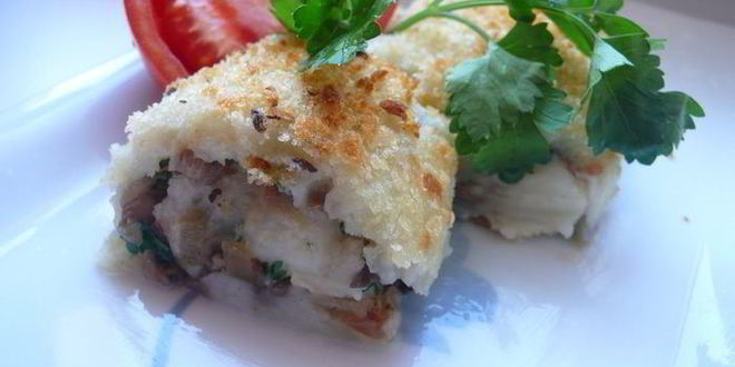 Рецепт Картофельного рулета с грибами