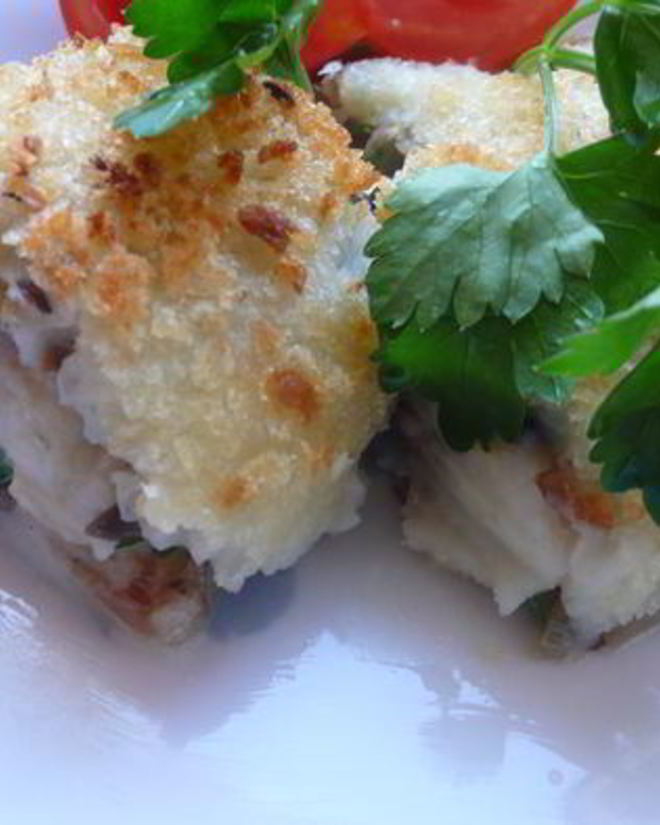 Рецепт картофельного рулета с грибами