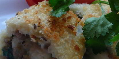 Шаг 10: картофельного рулета с грибами