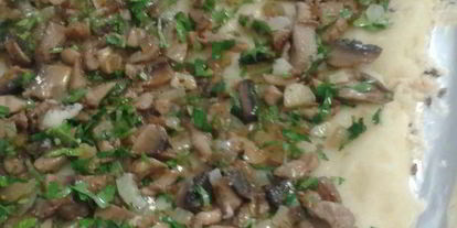 Шаг 6: картофельного рулета с грибами