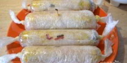 Шаг 4: куриного рулета с курагой