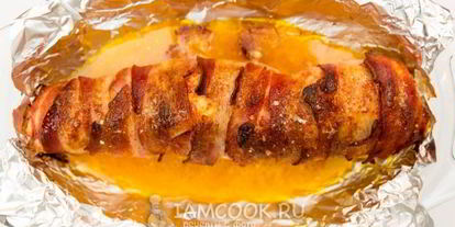 Шаг 12: куриного рулета с сушеным луком