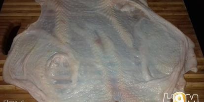 Шаг 4: куриного рулета ветчинного