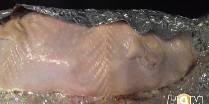 Шаг 5: куриного рулета ветчинного