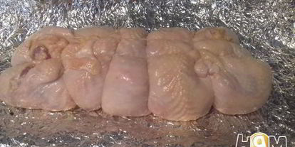 Шаг 6: куриного рулета ветчинного