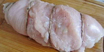 Шаг 8: куриных рулетиков с брынзой и шпинатом