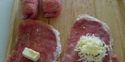 Шаг 3: мясных рулетиков с сыром