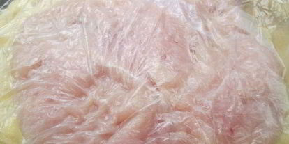 Шаг 1: рулета из курицы в цукини