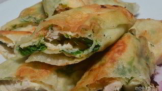 Рецепт Рулета из лаваша с грудкой