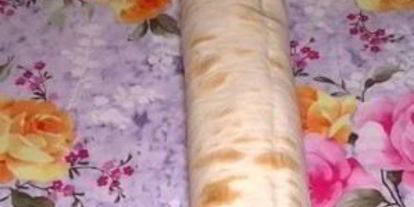 Шаг 5: рулета из лаваша с красной рыбой