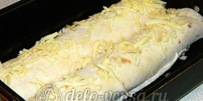 Шаг 7: рулета из лаваша с творогом