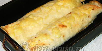 Шаг 8: рулета из лаваша с творогом